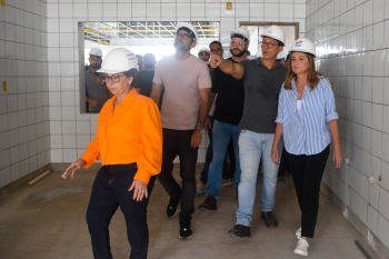 Notícia: Vice-governadora visita obras de creches em Ananindeua e Benevides